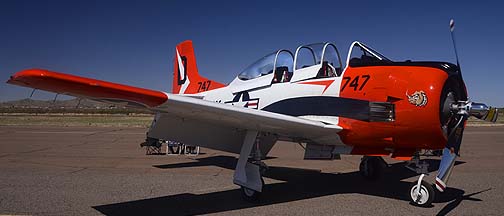 American T-28C Trojan NX7160C, Cactus Fly-in, March 3, 2012